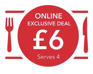 Online exclusive deal - pick up a whole chicken, carrots, potatoes and Yorkshire pudding - w/Code