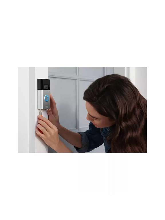 Ring Smart Video Doorbell 1 (2nd Generation) with Built-in Wi-Fi & Camera & Amazon Echo Show 5 £99 with code @ John Lewis & Partners