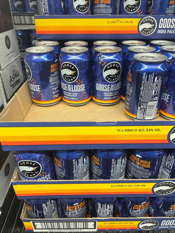 Goose on The Loose 330ml Lager - 79p a can @ Aldi, Wallsend
