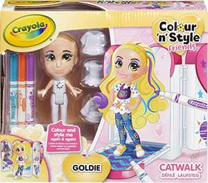 Crayola Colour 'n' Style Friends: Goldie - Catwalk Playset - £9.95 - Sold by Booghe Toys / Fulfilled by Amazon @ Amazon
