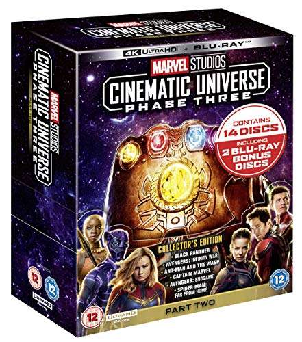 Marvel Cinematic Universe Collection: Phase Three - Part Two (4k UHD + Blu-ray) Sold by DVD Overstocks / FBA