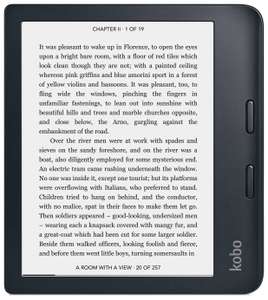 Kobo Libra 2 32GB Wi-Fi E-Reader (Black or White) - free click & collect