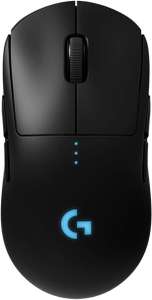 Logitech G PRO Wireless Gaming Mouse, HERO 25K Sensor, 25,600 DPI, RGB, Ultra Lightweight