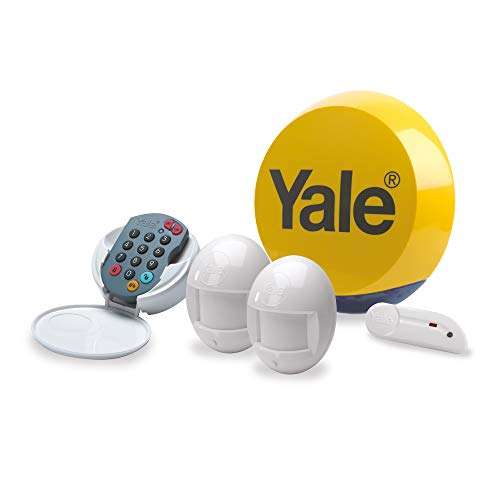Used Yale HSA Essentials Alarm Kit, Battery Powered, 5 Piece Kit, Self Monitored, No Contract, Wireless