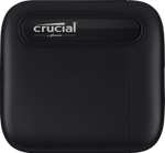 Crucial X6 1TB Portable SSD CT1000X6SSD9 - Up to 800MB/s - USB 3.2 USB-C £65.42 @ Crucial UK