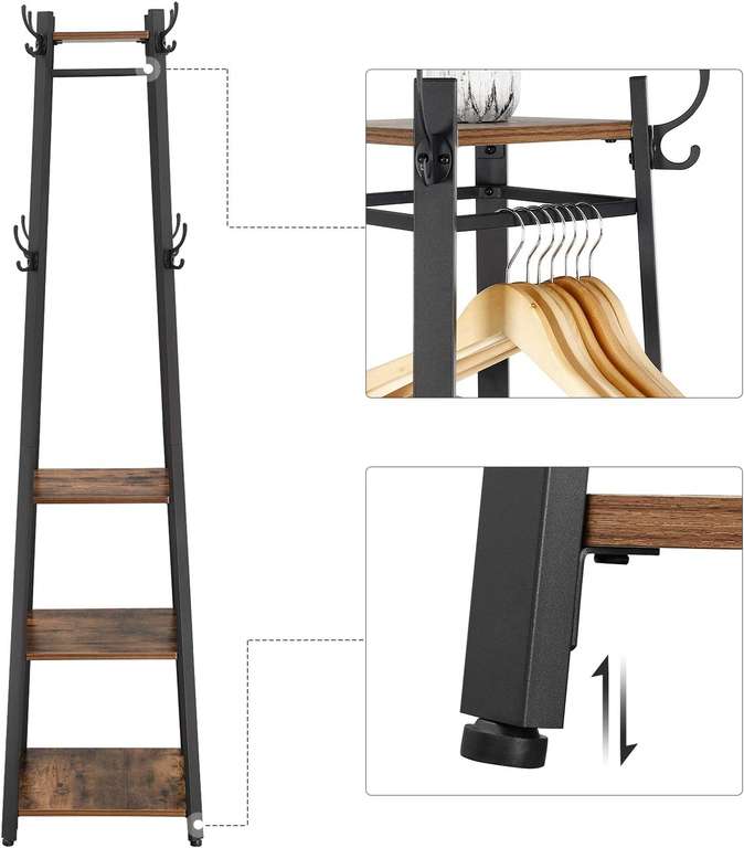 VASAGLE Industrial Coat Stand now £42.99 with code @ Songmics