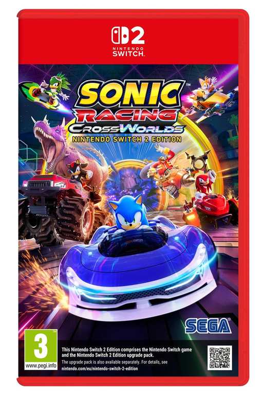 Sonic Racing: CrossWorlds (Nintendo Switch 2) - With Code