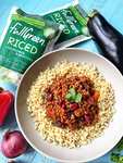 Fullgreen Riced Cauliflower & Broccoli, 100% Veg, shelf-stable, no preservatives, vegan, keto & 87% lower-carbs than rice 6x200g - £5.70 S&S