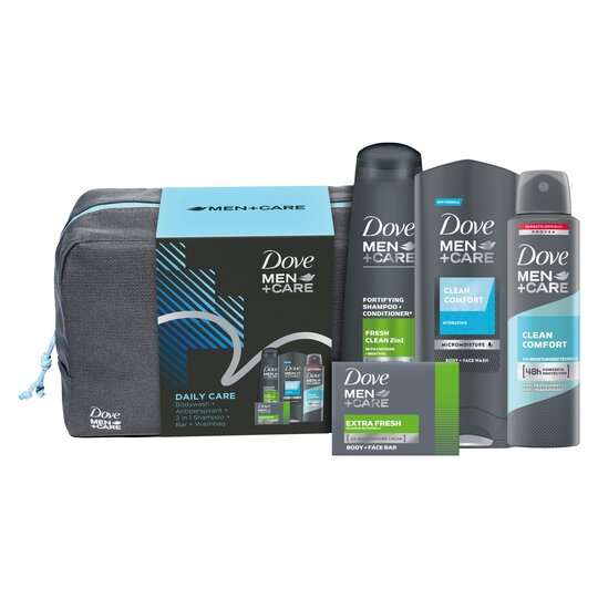 Dove Men+Care Daily Care Washbag Gift Set - £6.30 Clubcard Price @ Tesco