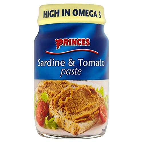 Princes Sardine & Tomato Paste, 75g - 50p @ Amazon