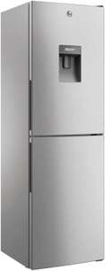 Hoover HOCT3L517FWSK 55cm Wide Low Frost Combi Fridge Freezer, 246 Litres, In-door Water Dispenser, Silver £279 @ Amazon