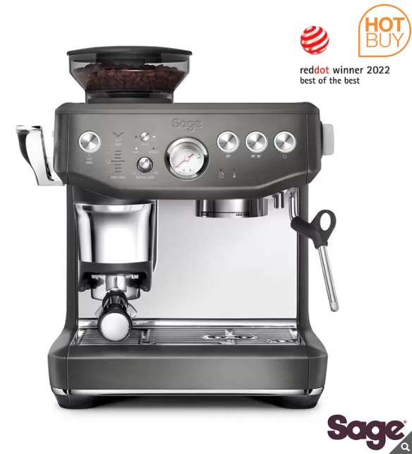 Sage The Barista Express Impress Bean to Cup Coffee Machine in Black Stainless Steel SES876BST4GUK1 Instore Warehouse (£534.99 Online)