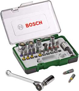 Bosch 2607017160 Screwdriving Set with Mini Ratchet (27 Pieces) £12.21 @ Amazon