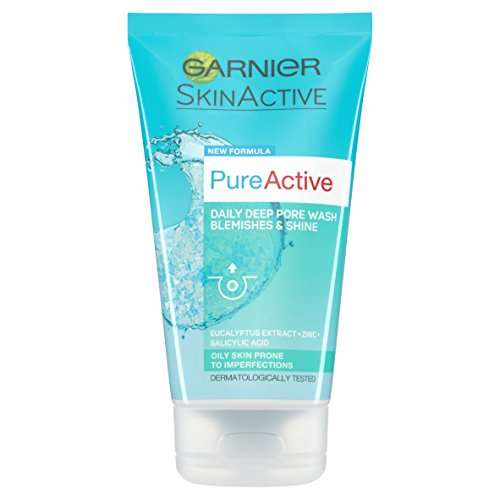 Garnier Pure Active Anti-Blackhead Deep Pore Face Wash 150ml £2.66 @ Amazon