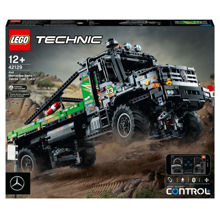 LEGO Technic 42129 4x4 Mercedes-Benz Zetros Trial Truck Toy £174.99 @ Smyths Toys