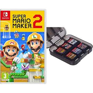 Super Mario Maker 2 (Nintendo Switch) + Amazon Basics Game Storage Case for Nintendo Switch £30.42 @ Amazon