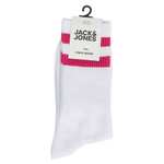 JACK & JONES Men's Jacaedan Tennis Sock - Pink Yarrow
