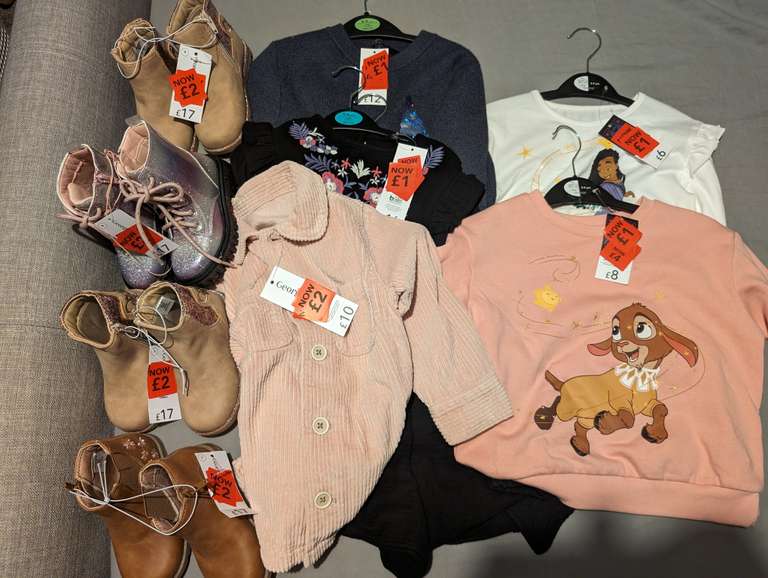 Various Girls Clothing Including Jumpers & Boots - Poole