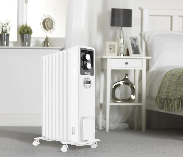 Portable Electrical Radiator Dimplex ECR20TIE Oil Free Portable Radiator, 2kW Electric Heater, Timer ...