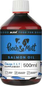 Pooch & Mutt Salmon Oil 500ml - £6 / £5.70 S&S @ Amazon