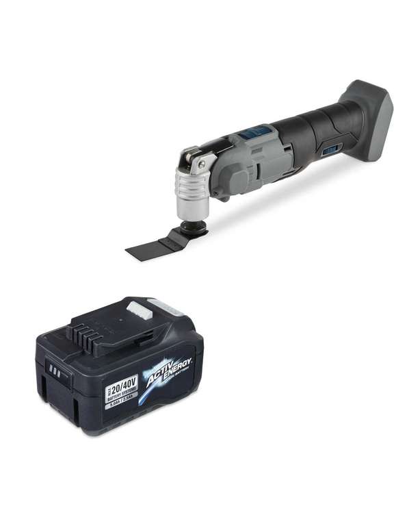 Ferrex 20V Multi-Tool (bare) to use with 20/40V Battery - £12.99 instore only at Aldi, Erskine