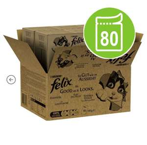 Purina Felix As Good As It Looks Meat & Fish Cat Food 80 x 100g - Instore (Talbot Green)