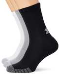 Under Armour Unisex Heatgear Crew 3pk Long Sports Socks Compression Socks (Pack Of 3) - £7.99 @ Amazon