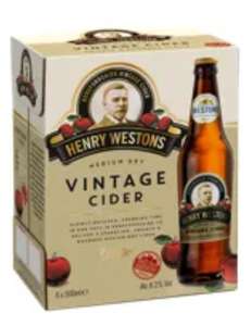 18x 500ml Bottles of Henry Westons Vintage Oak Aged Herefordshire Cider (8.2% ABV) £21 @ Asda