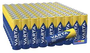 VARTA Industrial Pro AA Alkaline Batteries 100-pack £20.62 @ Amazon