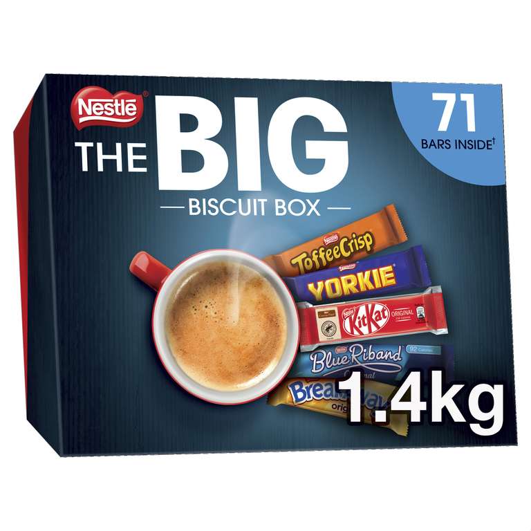 Nestle - The Big Biscuit Box, 71 x Chocolate Bars