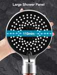Magichome Shower Head, High Pressure 5 Modes Filter Shower Head, Black/Silver @ Magichome EU / FBA