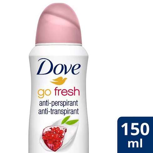 Dove Antiperspirant Deodorant Aerosol Pomegranate 150ml: 85p + Free Order & Collect @ Superdrug