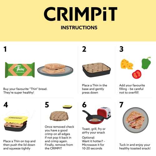 Exclusive Web Offer Social Media made me buy it - The Crimpit., crimpit  sandwich maker
