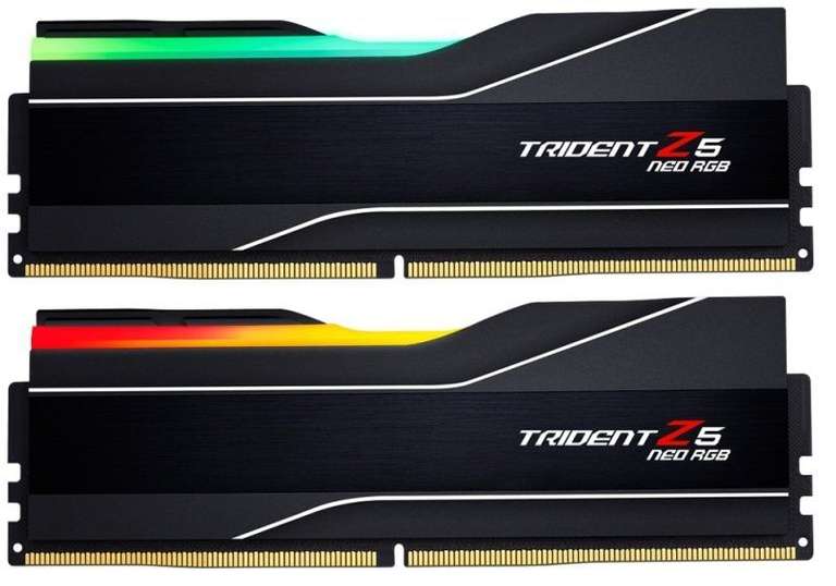 G.Skill Trident Z5 NEO RGB 32GB 6000MHz CL30 DDR5 Memory - AMD EXPO (Possible Cashback) £153.48 delivered at Ebuyer