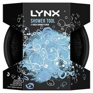 Lynx 2-Sided Shower Tool with 2 scrubbing options