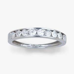9ct White Gold Diamond Eternity Ring - £159 @ Warren James