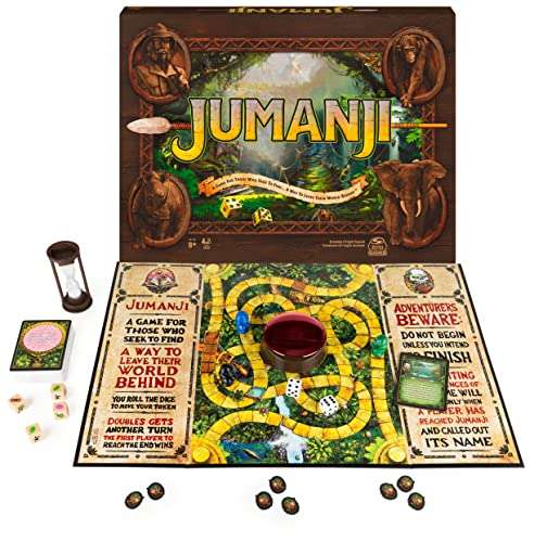 Jumanji The Game, The Classic Adventure Board Game - £9.99 @ Amazon