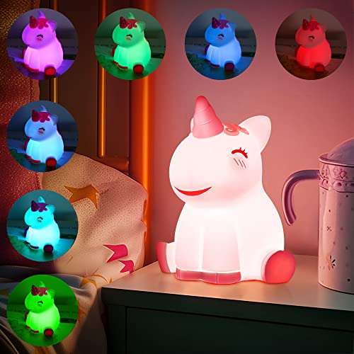 LOHAS Night Lights with 7 Color Changes £6.99 with voucher @ Dispatches from Amazon Sold by LED-365BUY