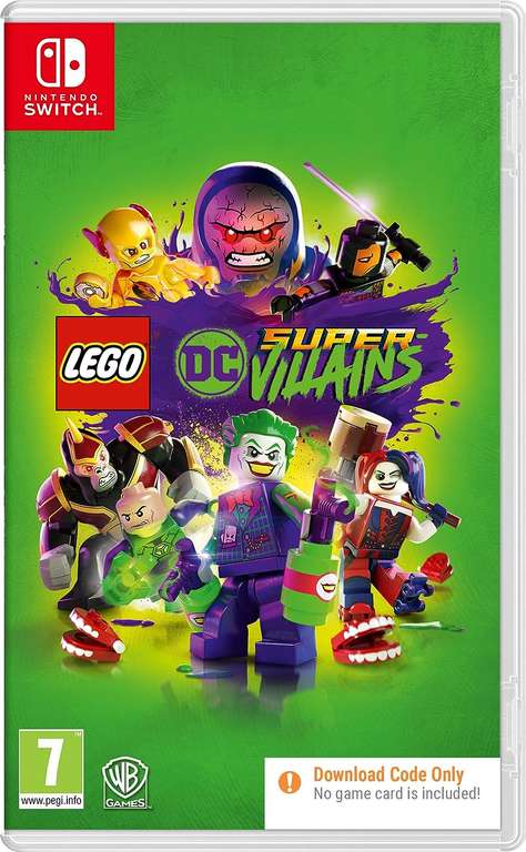 LEGO DC Super-Villains Nintendo Switch (Code In Box)