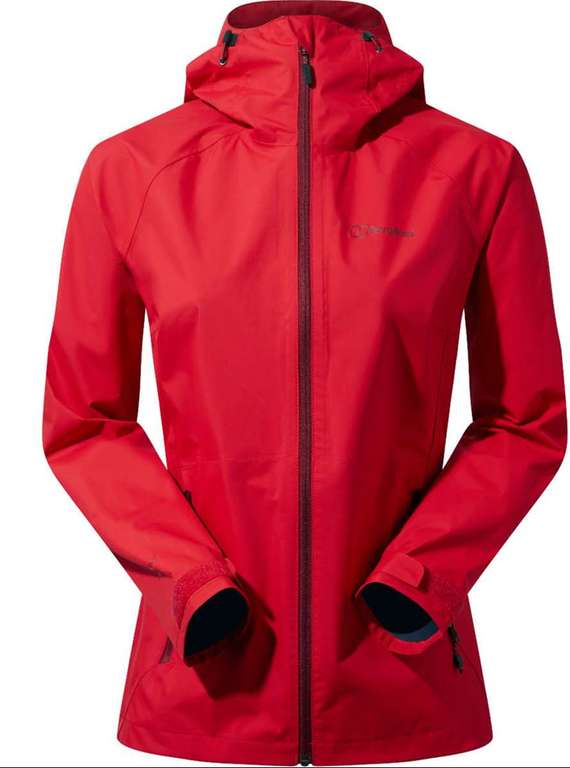 Berghaus Womens Deluge Pro Waterproof Red Jacket