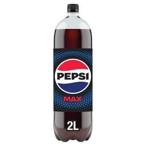 Pepsi Max No Sugar/Diet/Caffeine free Cola Bottle 2l 2 × £3 + 75p Cashback via Shopmium App