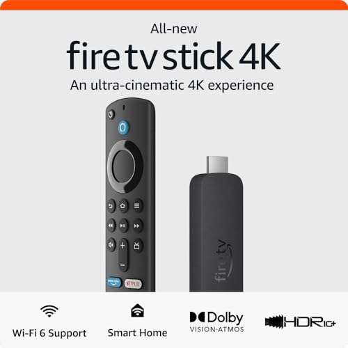 Certified Refurbished Amazon Fire TV Stick 4K streaming device