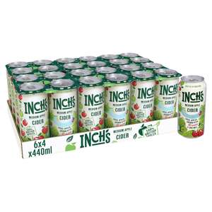 Inch's Apple Cider - 24 x 440ml [4.5% ABV] (Select Fresh Locations / Min Spend Applies)