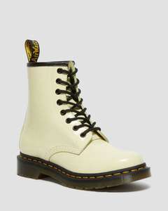 Dr Martens 1460 Patent Leather Lace Up Boots Cream - £69 Delivered @ Dr Martens