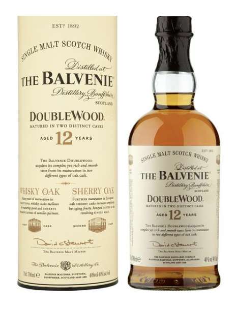 Balvenie Double wood 12 year old Scotch whisky - Instore (Northallerton)