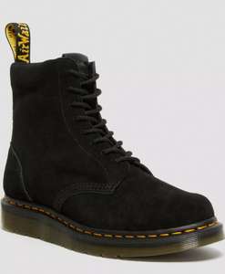 Dr Marten's Men's Black Berman Suede Leather Goodyear Welted Boots with code + free delivery