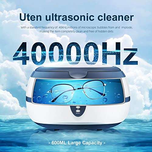 Uten Ultrasonic Cleaner 600ml - £26.42 @ Amazon