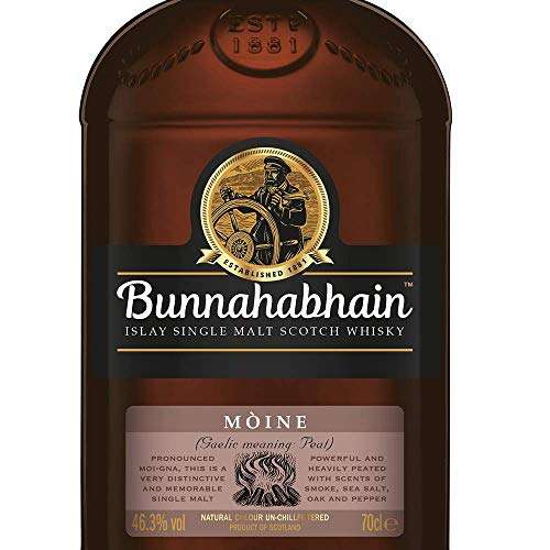 Bunnahabhain Moine Single Malt Whisky, 700 ml £32 @ Amazon