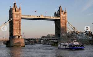 River Thames 24 Hour Hop On Hop Off Sightseeing Cruise for Two (Valid 12 Months) £17.48 with code @ Buyagift