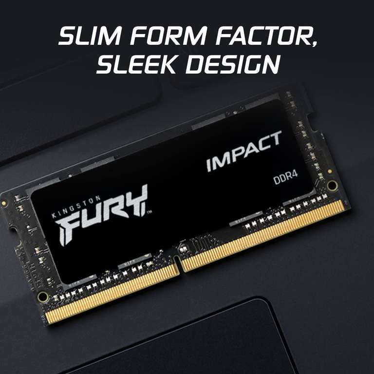 Kingston FURY Impact 32GB (2 x 16GB) 3200MHz DDR4 Laptop Memory Kit